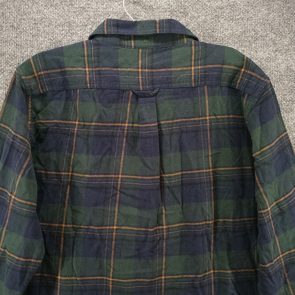 Eddie Bauer Men's Button Up Shirt Multicolor Plaid Large Flannel Cotton - Picture 6 of 13